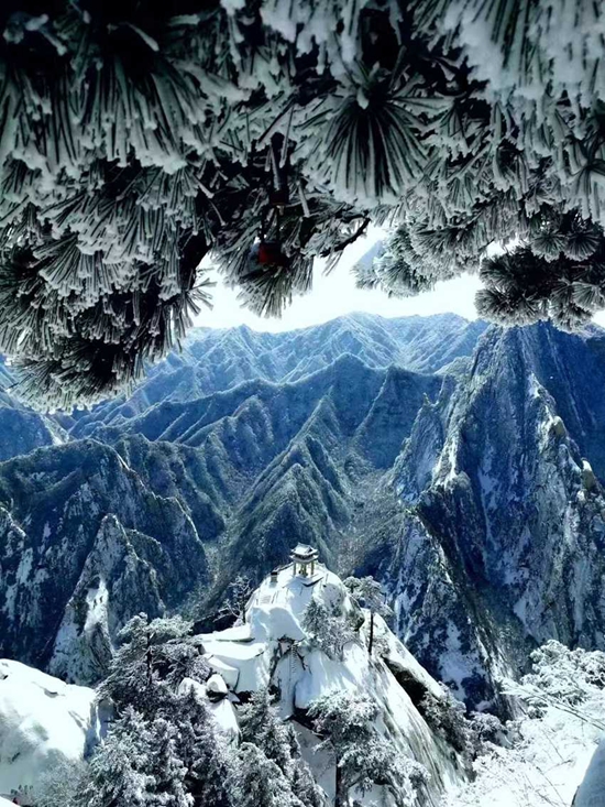 Gunung Huashan, Lautan Awan Menanti