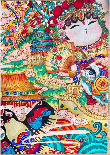 Kenali Paksi Tengah Beijing menerusi Karya Lukisan