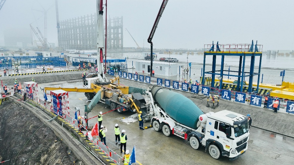 Foto: Loji Nuklear Sanmen CNNP Mula Dibina