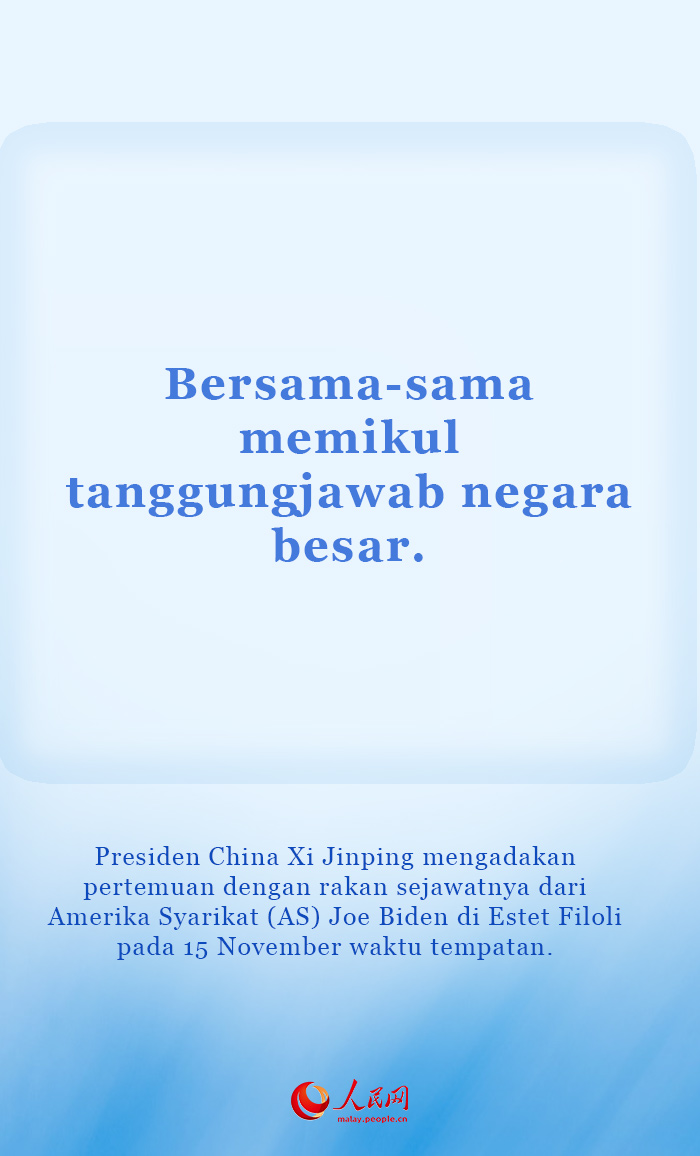Presiden Xi Tekankan Isu-isu Penting Berkaitan Hubungan China-AS, Kedamaian Dunia