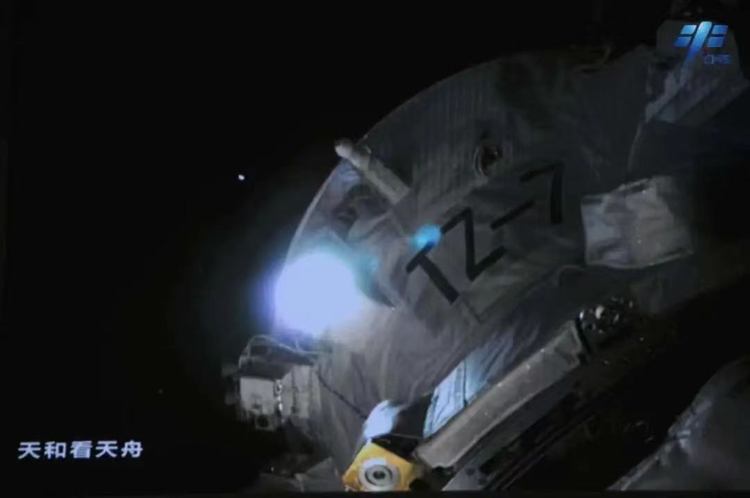 Kapal Tianzhou-7 Bercantum dengan Stesen Angkasa Tiangong