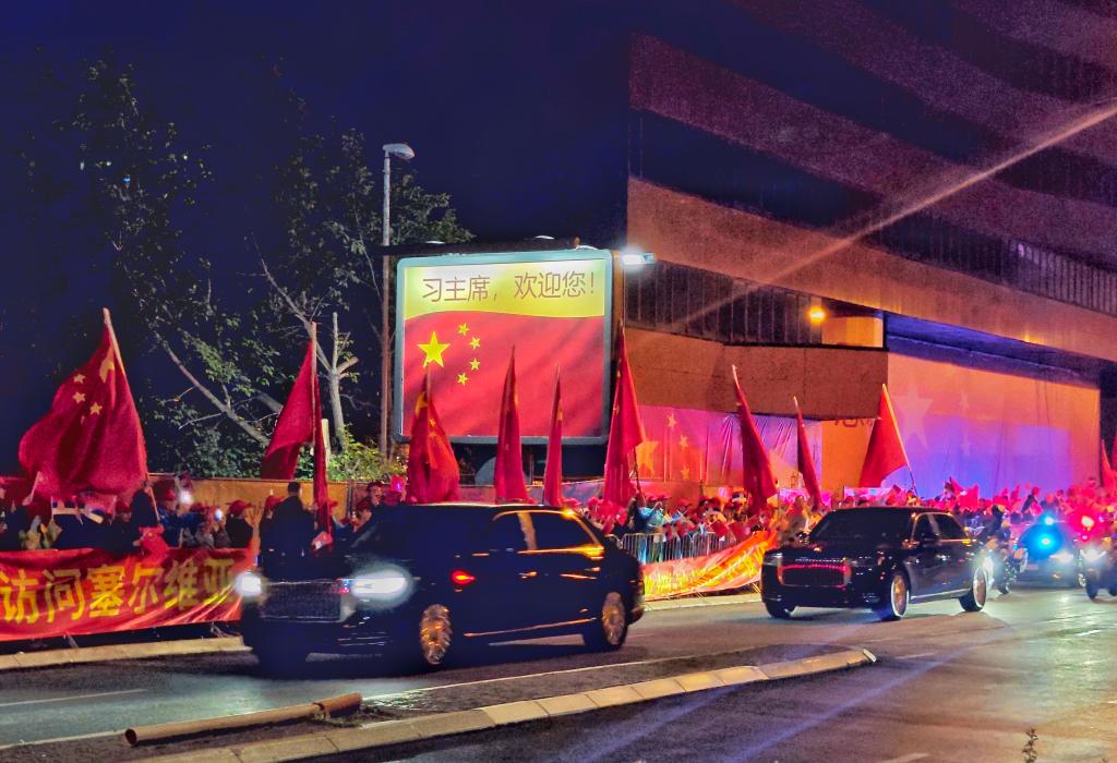 Presiden Xi Tiba di Belgrade