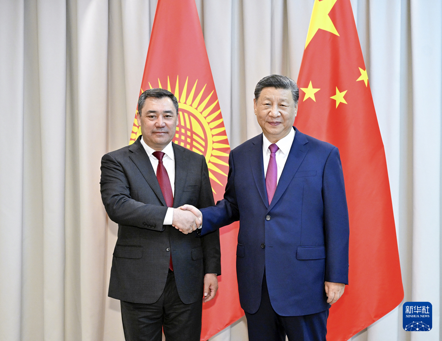 Xi Bertemu Presiden Kyrgyzstan