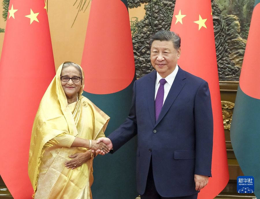 Xi Ditemui PM Bangladesh