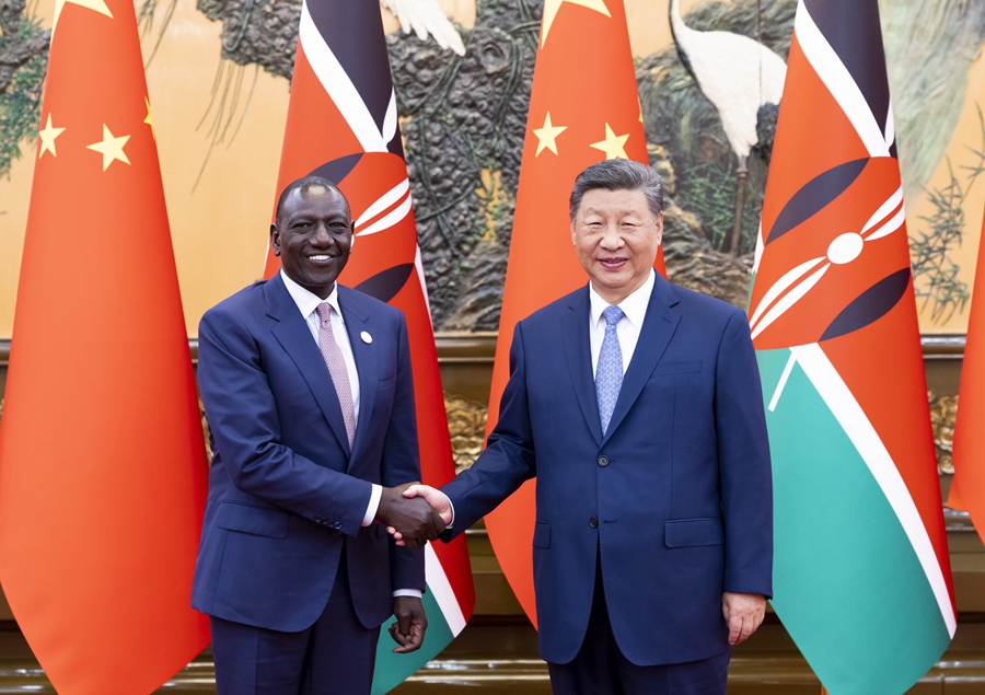 Xi Bertemu Presiden Kenya