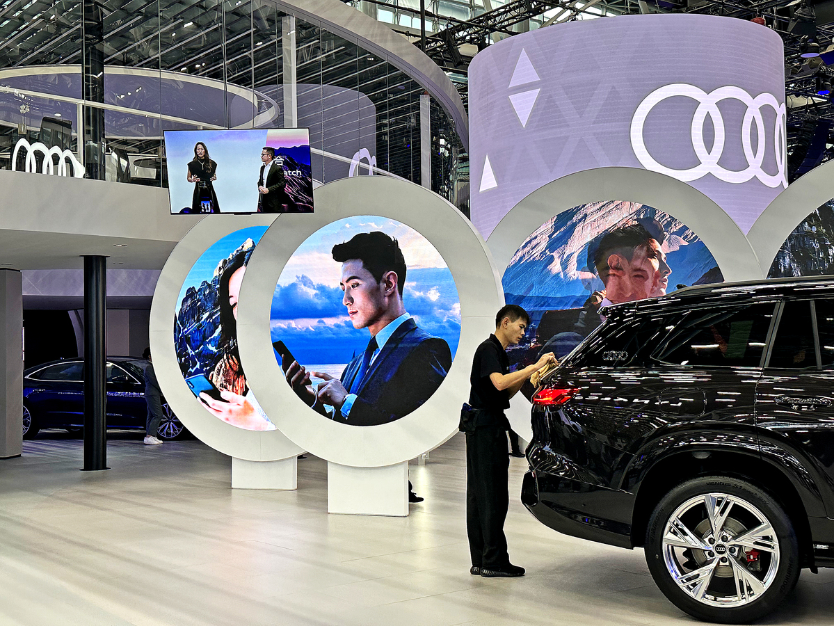 Reruai Audi di Pameran Auto Guangzhou 2024 yang berlangsung mulai 15 hingga 24 November 15 to 24 di Provinsi Guandong, selatan China. (Li Fusheng/China Daily)