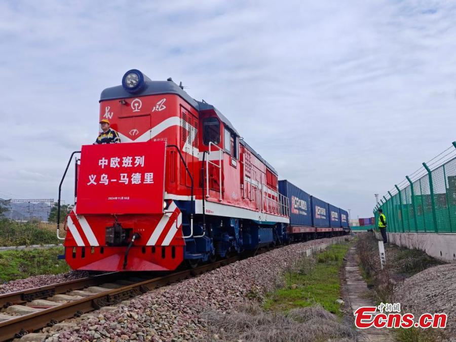 Perkhidmatan Kereta Api Kargo Yiwu-Eropah Kini Genap 10 Tahun