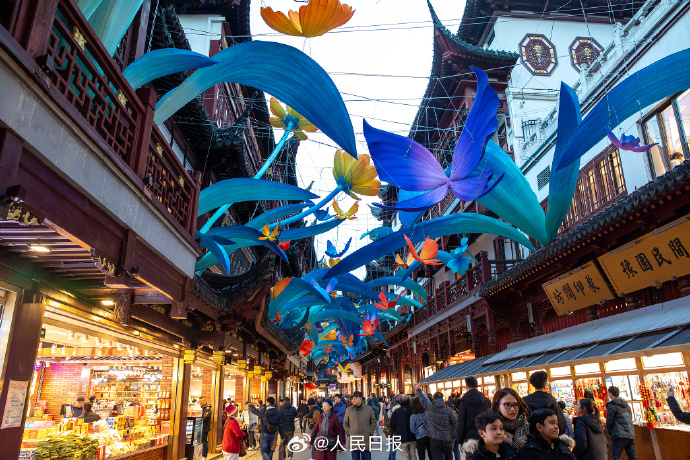Pesta Tanglung Taman Yuyuan Bakal Terangi Shanghai Pada 1 Jan 2025