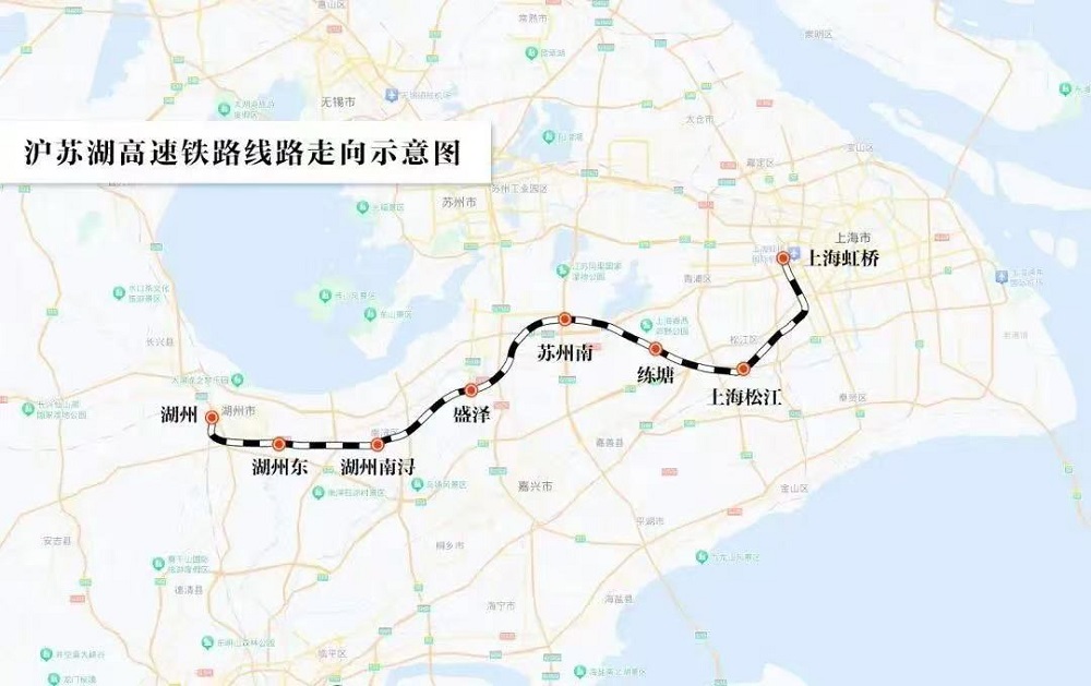 HSR Baharu Laluan Shanghai-Suzhou-Huzhou Mula Beroperasi Esok