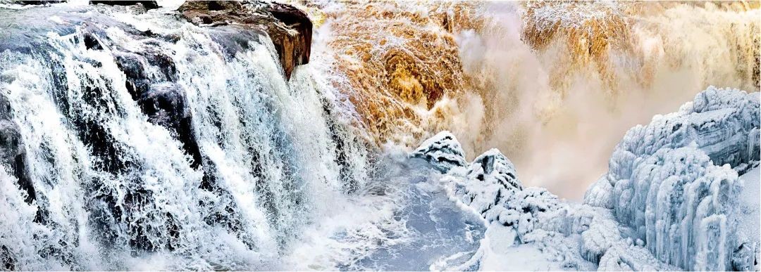 Hasil kerja tentang Sungai Kuning oleh Liu Fuhai. (Foto ihsan Liu Fuhai)