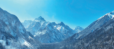 Foto memperlihatkan kawasan Wanglang di Taman Negara Panda Gergasi di Provinsi Sichuan. (People’s Daily/Long Yuwei)