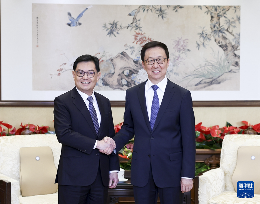 Han Zheng Bertemu TPM Singapura