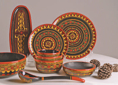 Foto memaparkan hasil perkakas lakuer. (Foto ihsan individu yang ditemuduga)