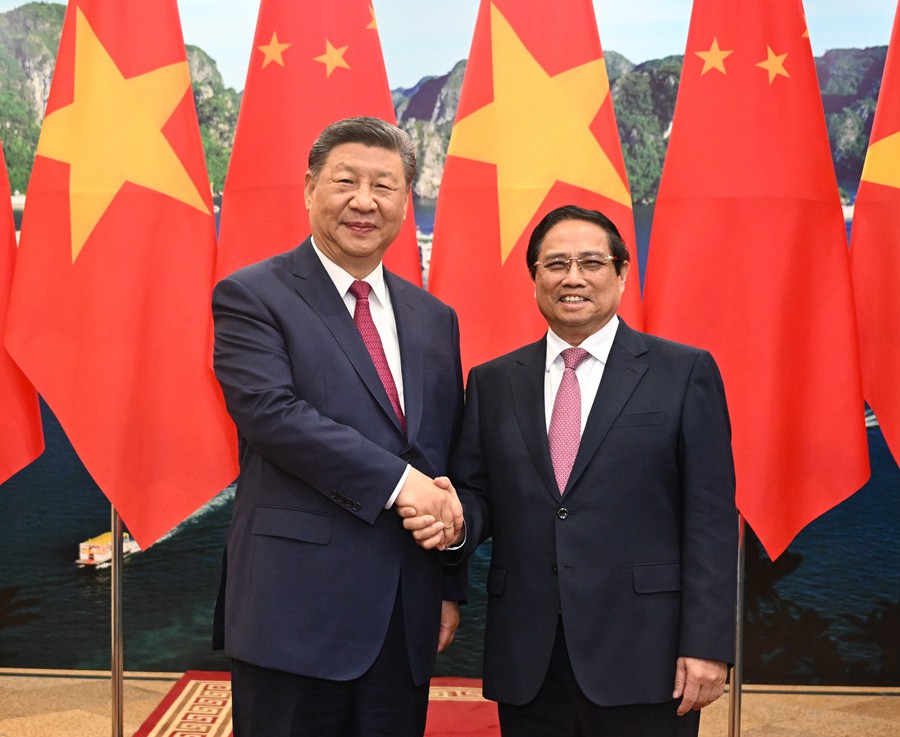 Xi Bertemu PM Vietnam