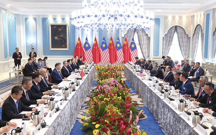 Xi Bincang Bersama PM Malaysia