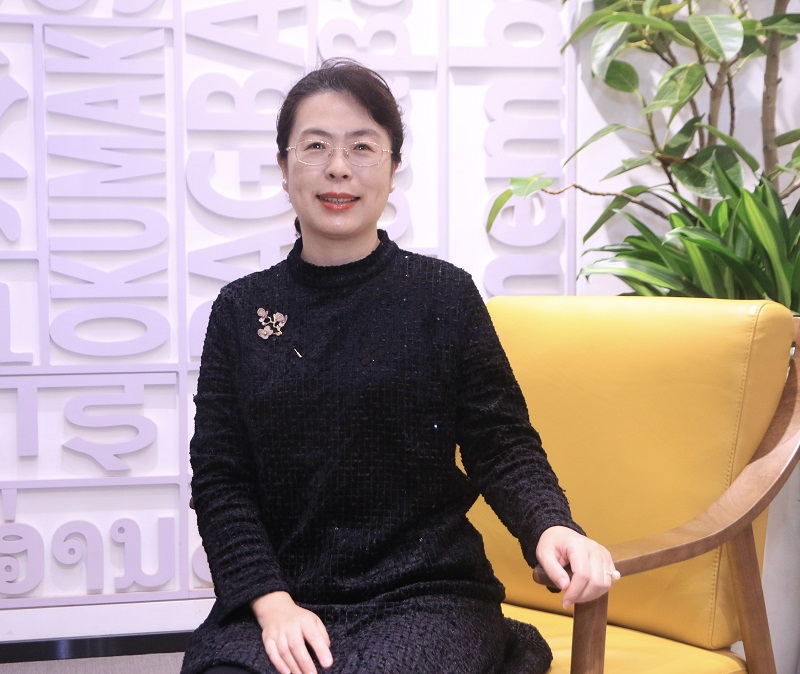 Profesor Su Yingying, ketua pengajian Asia di BFSU. (Foto ihsan individu yang diwawancara)