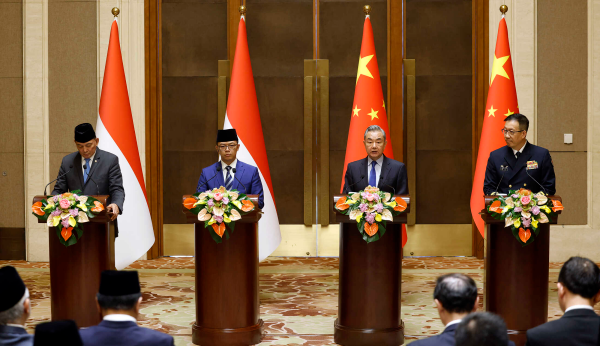 China, Indonesia Adakan Mesyuarat Pertama Mekanisme Dialog Menteri Luar dan Menteri Pertahanan