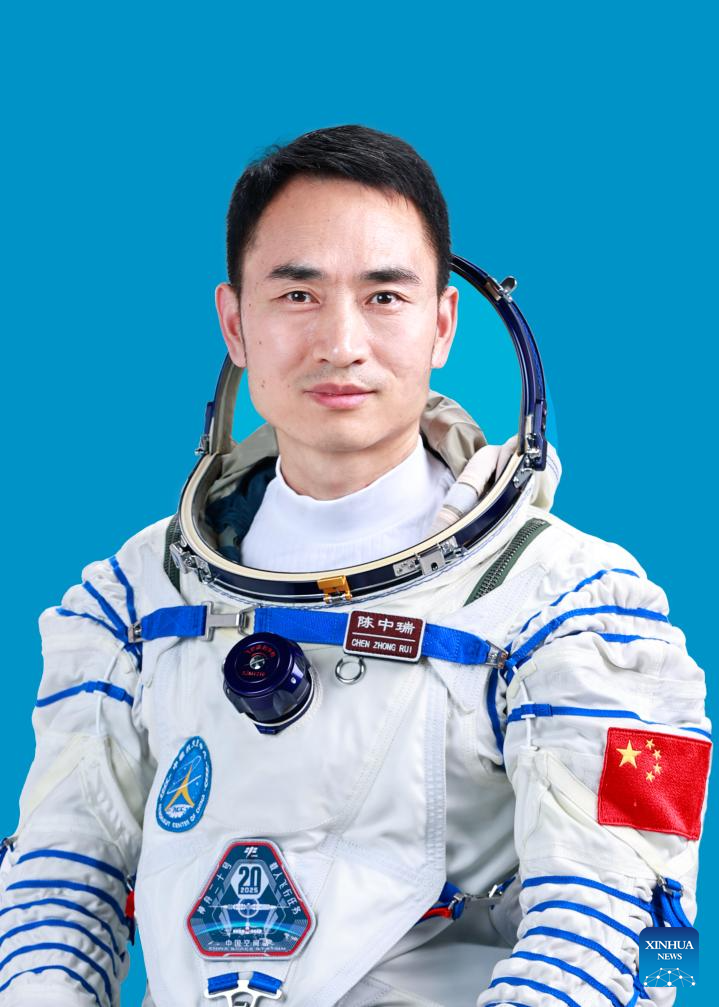Foto Chen Zhongrui, angkasawan Shenzhou-20. (Xinhua)