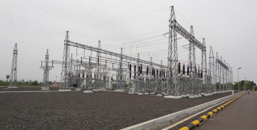 Substesen 230 kilowat Khemerak Phumin di Kemboja yang dilengkapi sistem XJ. (Foto oleh XJ)