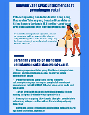 Panduan Pemulangan Cukai Buat Pelancong di China