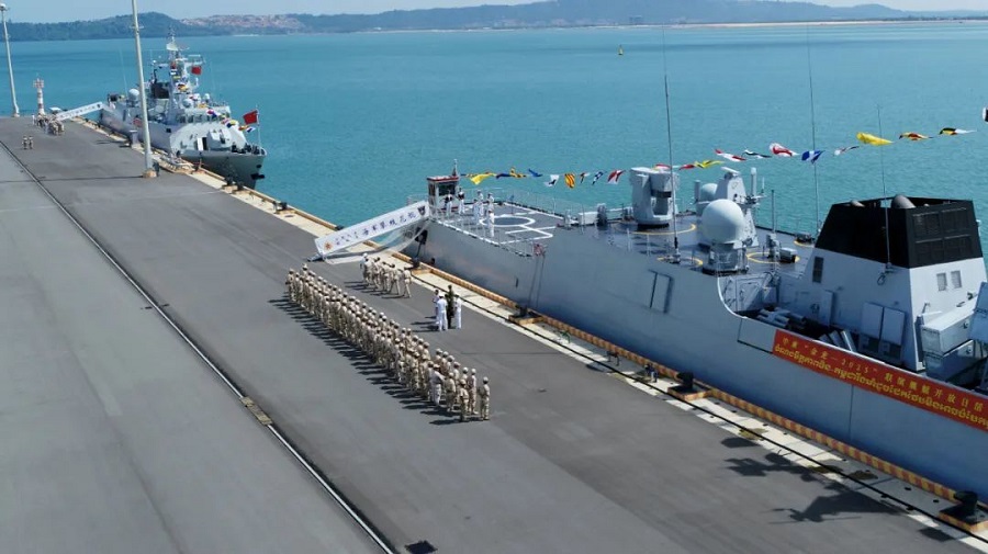 Tentera China, Kemboja Jalani Latihan