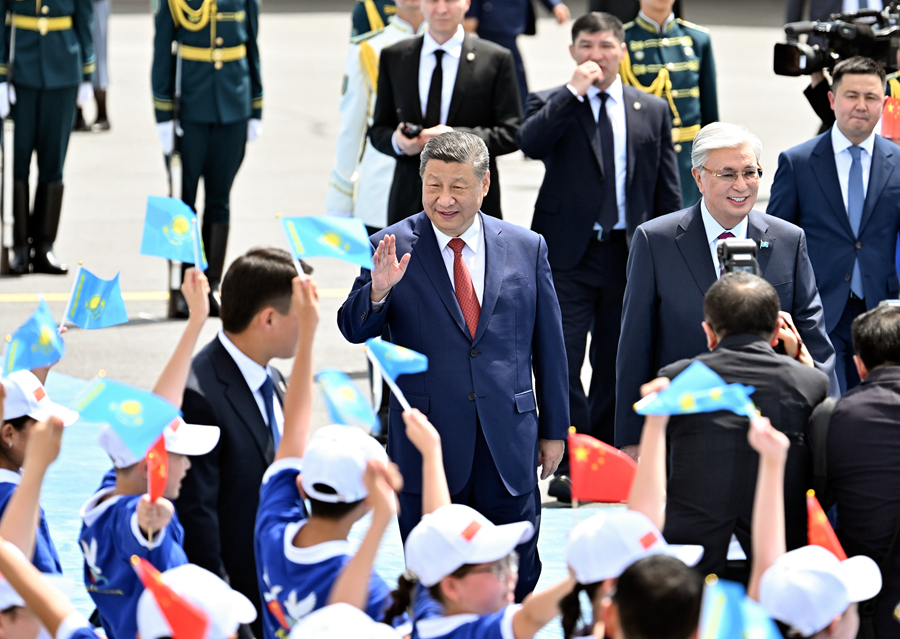 Xi Tiba di Astana untuk Sidang Kemuncak China-Asia Tengah Kedua