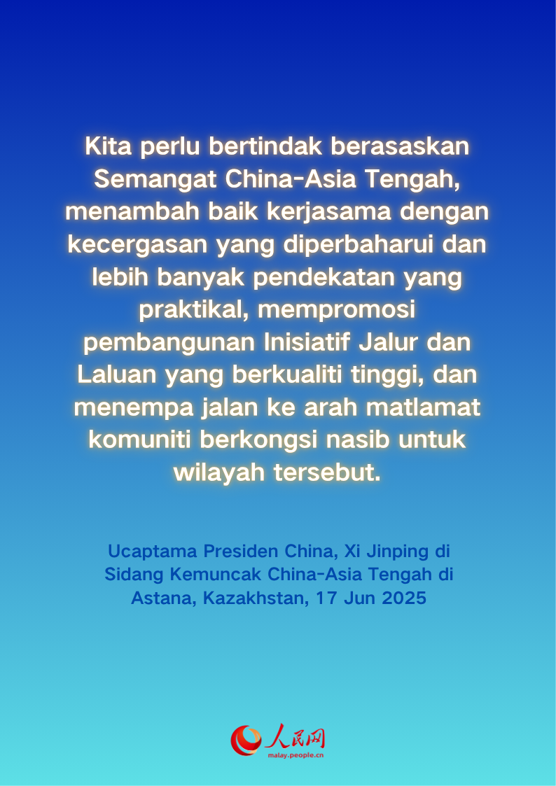 Sorotan Penting Ucaptama Xi di Sidang Kemuncak China-Asia Tengah Kedua