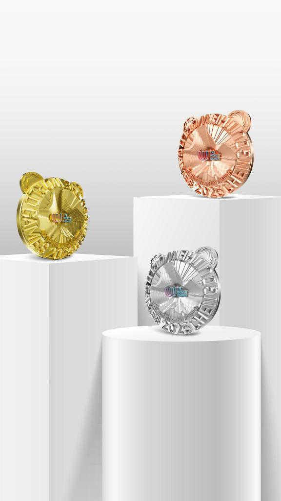 Reka Bentuk Pingat Sukan Dunia 2025 Chengdu Diumumkan