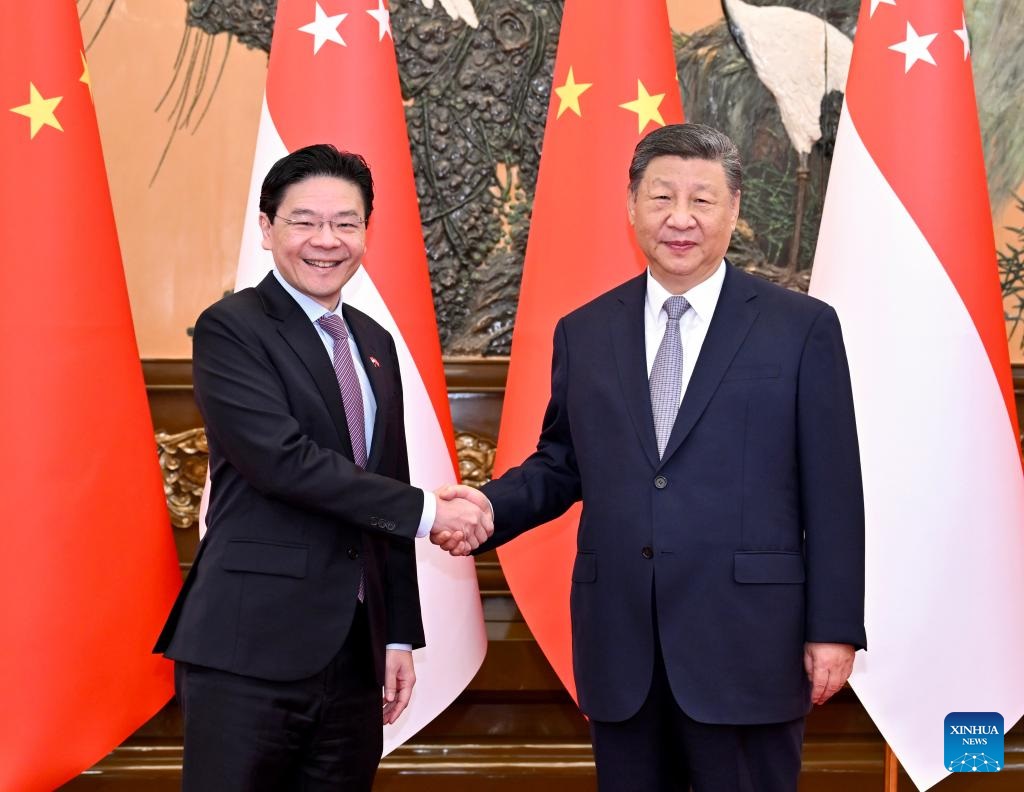 Xi Terima Kunjungan PM Singapura