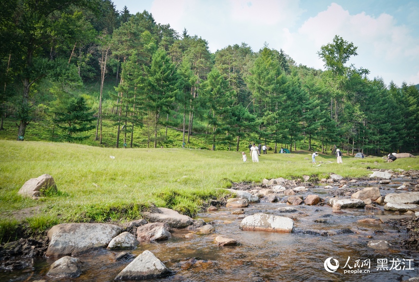 Taman Rusa di Heilongjiang Jadi Tumpuan Pelancong