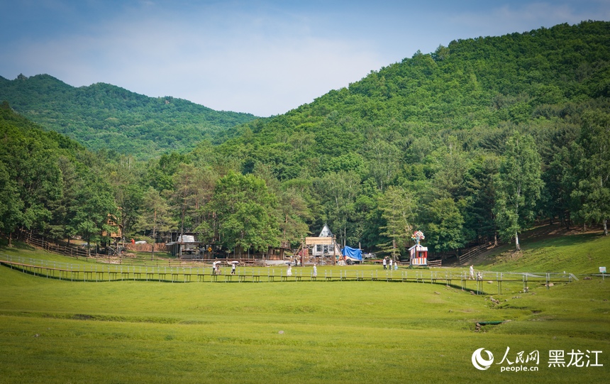 Taman Rusa di Heilongjiang Jadi Tumpuan Pelancong