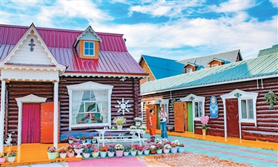 Foto menunjukkan sebuah penginapan di Hulun Buir, Wilayah Autonomi Mongolia Dalam di utara China. (Oleh Wang Zheng)
