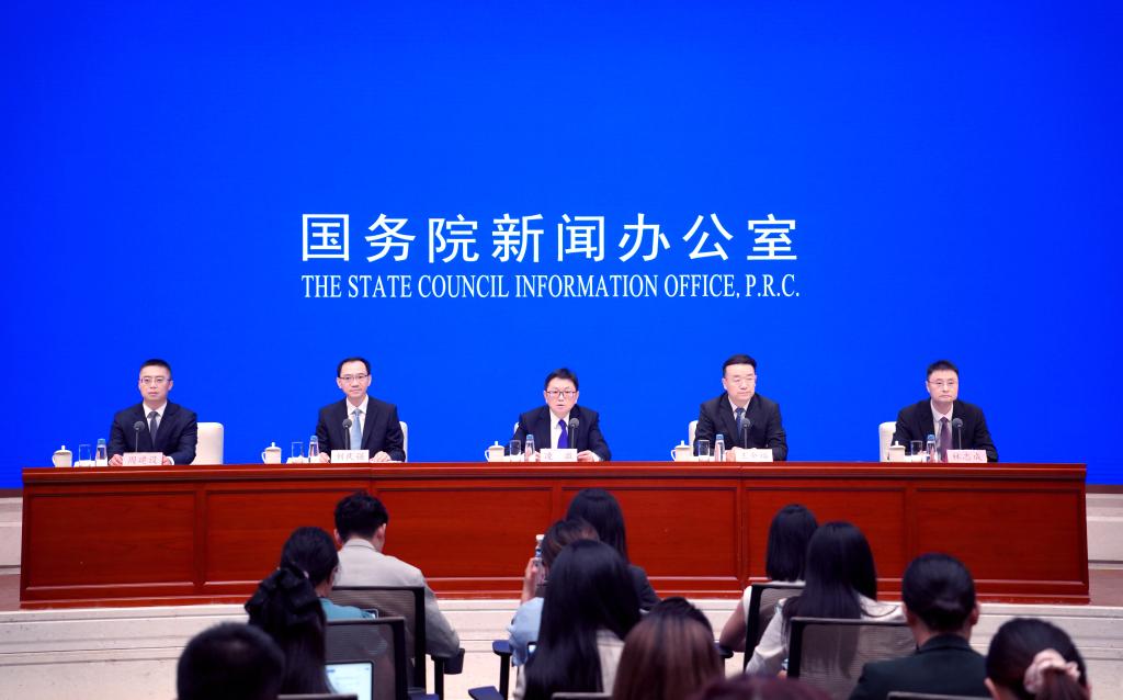 Satu sidang media berhubung Pameran Antarabangsa untuk Pelaburan & Perdagangan China (CIFIT) ke-25 telah diadakan oleh Pejabat Maklumat Majlis Negara (SCIO) di Beijing, ibu negara China, pada 26 Ogos 2025. (Xinhua/Pan Xu)