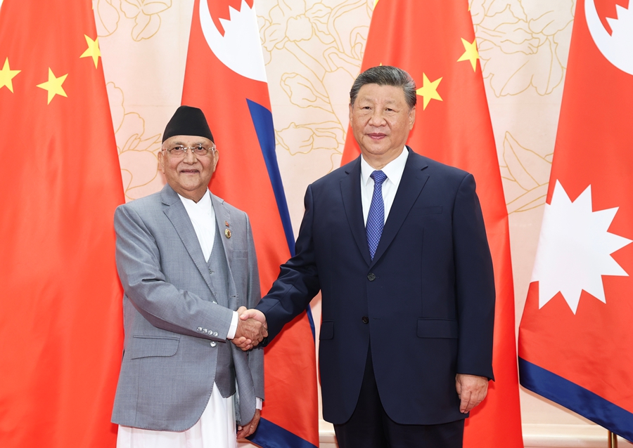 Xi Terima Kunjungan Perdana Menteri Nepal