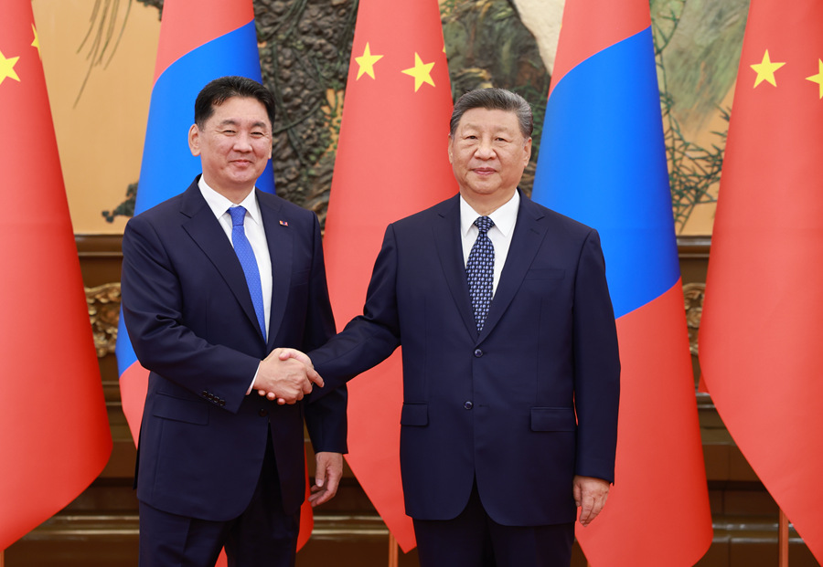 Xi Adakan Pertemuan dengan?Presiden Mongolia Ukhnaa Khurelsukh