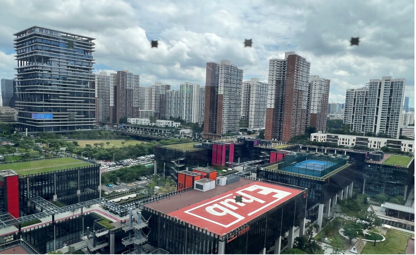 Foto menunjukkan Hab Keusahawanan dan Inovasi (Ehub) Belia Shenzhen-Hong Kong Qianhai di Shenzhen, Provinsi Guangdong, selatan China, 15 September 2025. (Oleh People’s Daily Online)